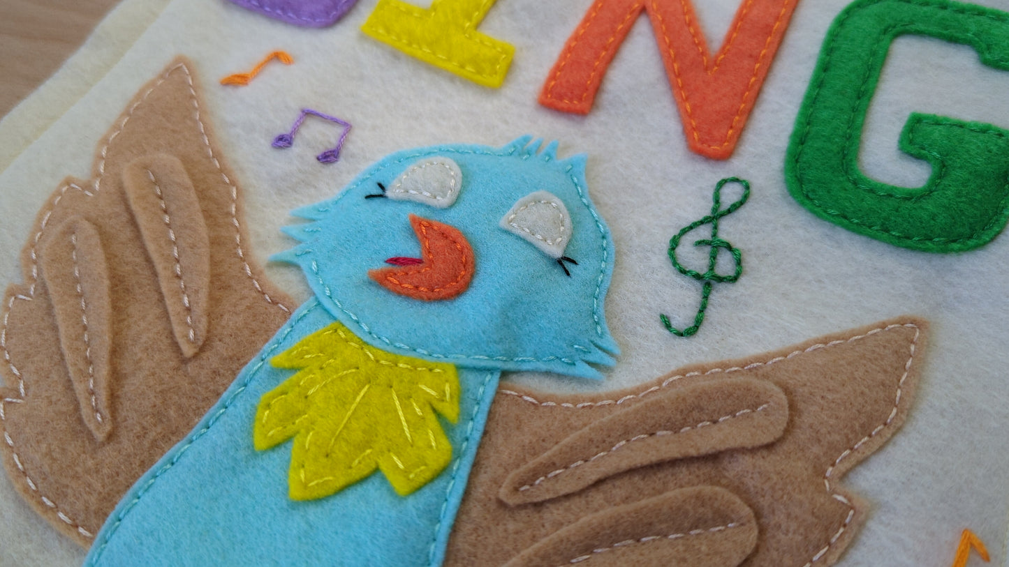 Handmade kids room wall decor | colorful wall hanging