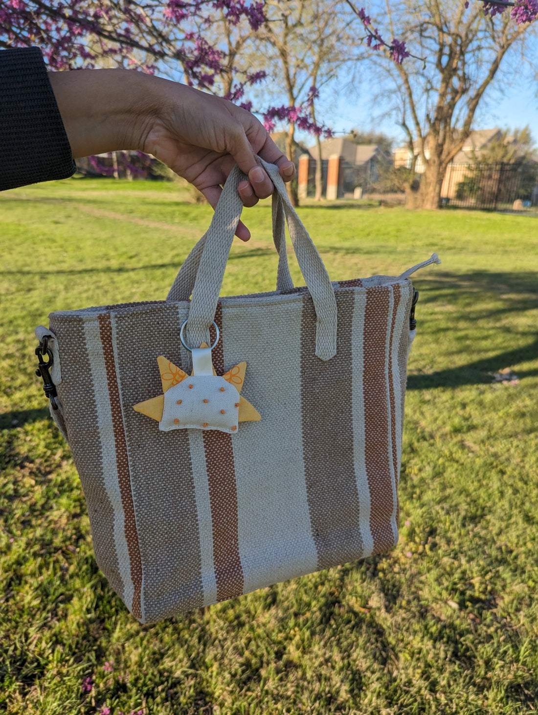 DIY sunshine bag charm